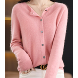 Grace | Pure Merino Wool Women's O-Neck Knitted Sweater