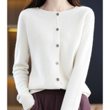 Grace | Pure Merino Wool Women's O-Neck Knitted Sweater