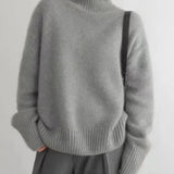 Isabella - High Collar Cashmere Sweater