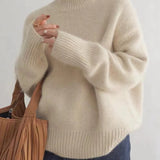 Isabella - High Collar Cashmere Sweater