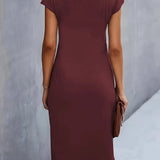 Adelina | Stylish Round Neck Dress