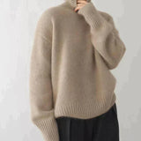 Isabella - High Collar Cashmere Sweater