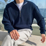 William - Zip Pullover Old Money for Men