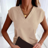Lori | Sleeveless V-Neck Blouse