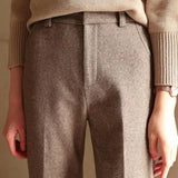 Colette Wool Herringbone Pants