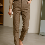 Colette Wool Herringbone Pants