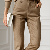 Colette Wool Herringbone Pants