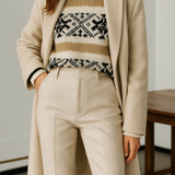 Colette Wool Herringbone Pants