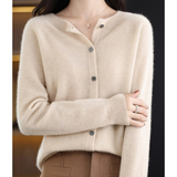 Grace | Pure Merino Wool Women's O-Neck Knitted Sweater
