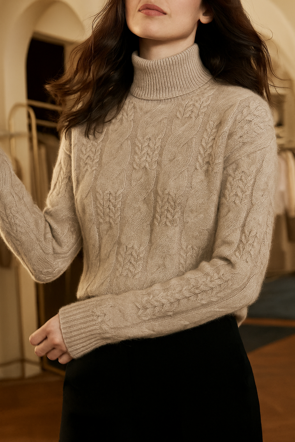 Carinthia Cable Knit Sweater