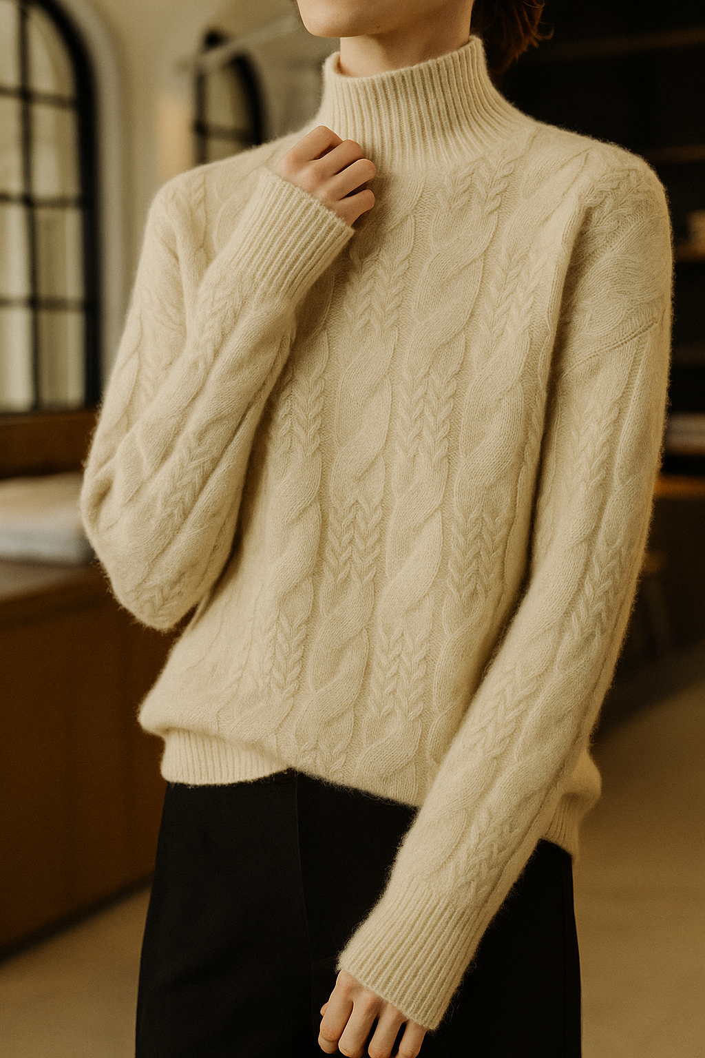 Carinthia Cable Knit Sweater