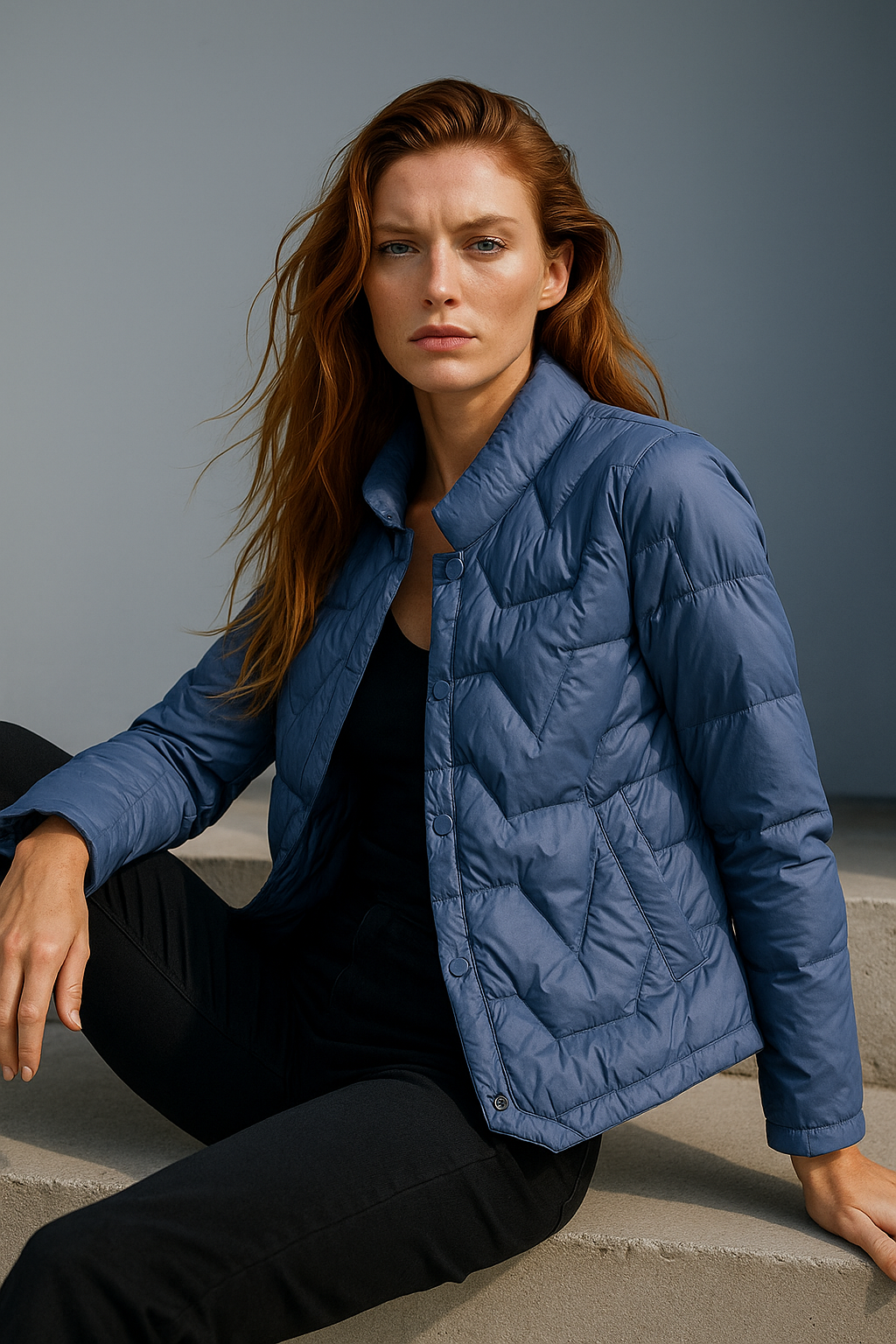 Natalie Quilted Down Jacket