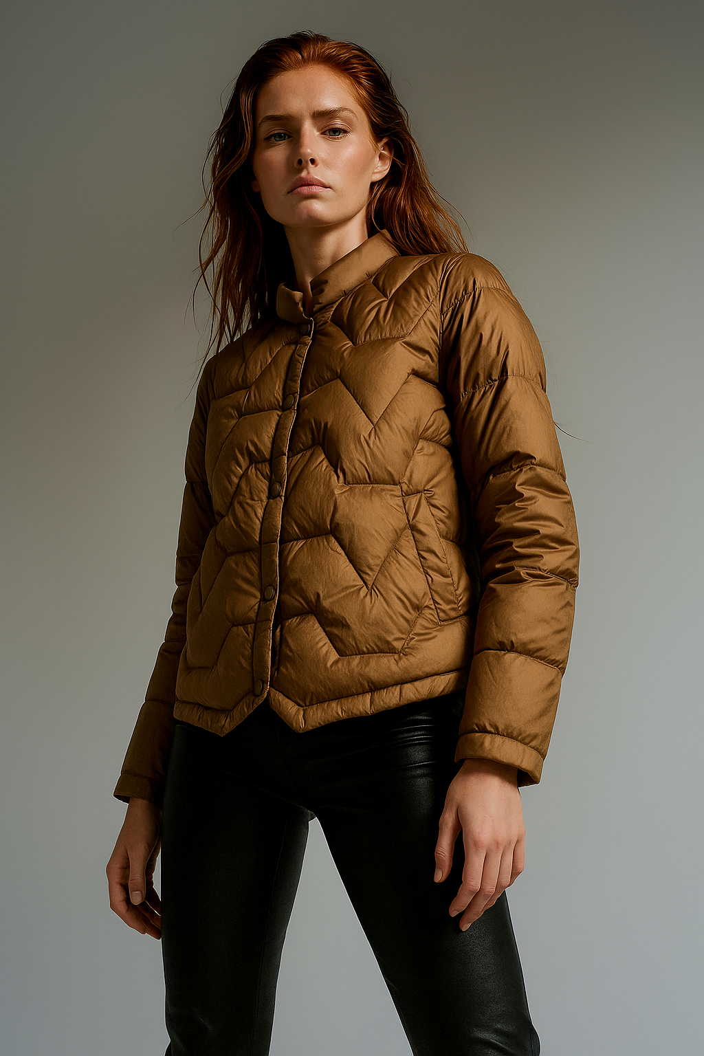 Natalie Quilted Down Jacket