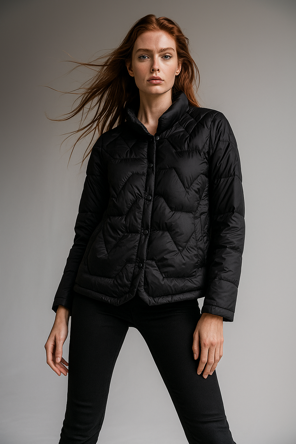 Natalie Quilted Down Jacket