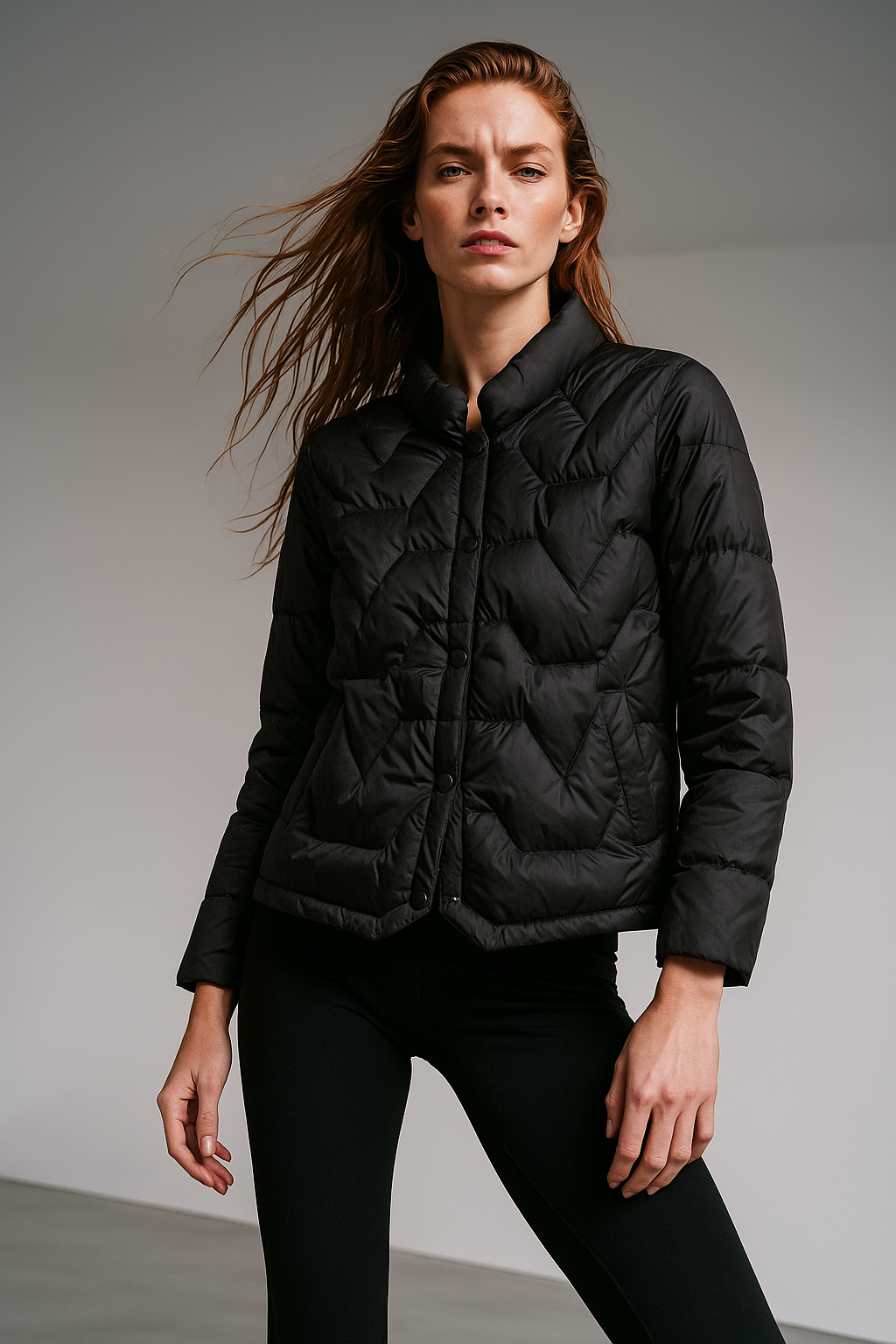 Natalie Quilted Down Jacket
