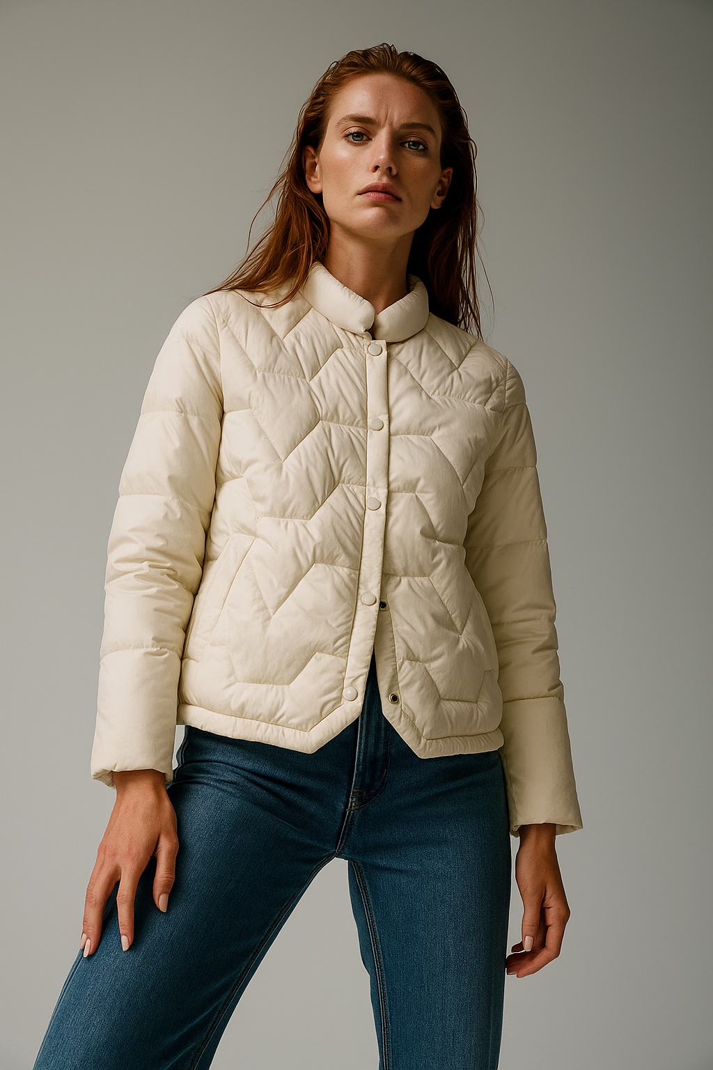 Natalie Quilted Down Jacket