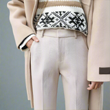 Colette Wool Herringbone Pants