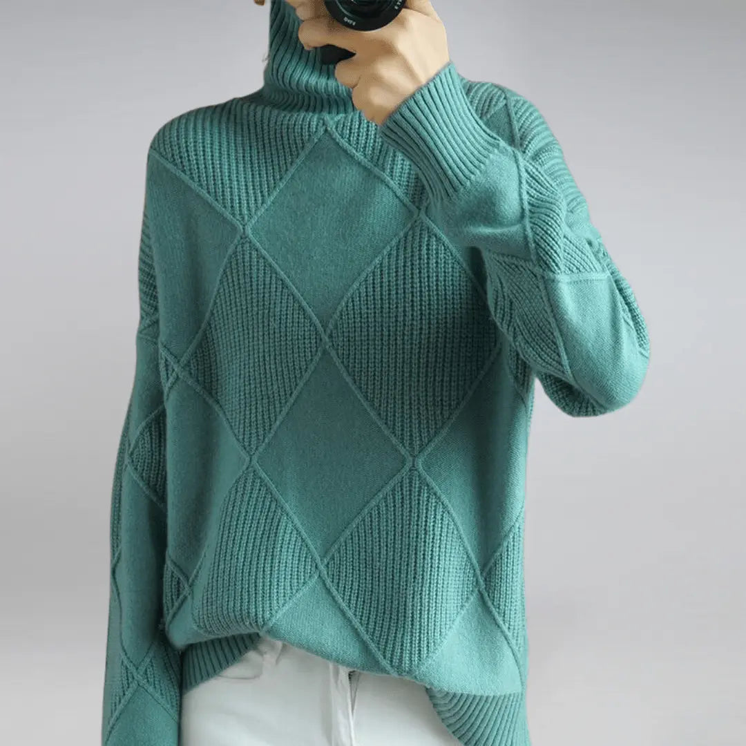 Warm Turtleneck Sweater for Women