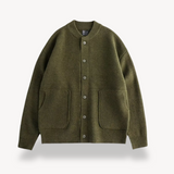 Peter | Men's Wool Button-Up Cardigan