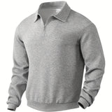 Oscar | Vintage Zip-Up Pullover with Geometric Design