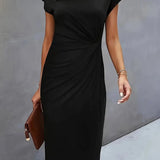 Adelina | Stylish Round Neck Dress