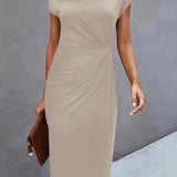 Adelina | Stylish Round Neck Dress