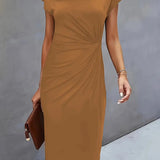 Adelina | Stylish Round Neck Dress