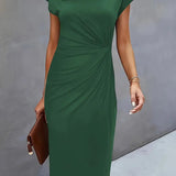 Adelina | Stylish Round Neck Dress