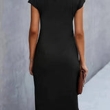 Adelina | Stylish Round Neck Dress