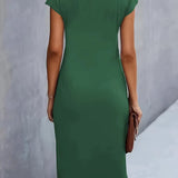 Adelina | Stylish Round Neck Dress