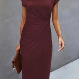 Adelina | Stylish Round Neck Dress