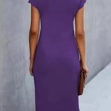 Adelina | Stylish Round Neck Dress