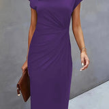 Adelina | Stylish Round Neck Dress