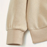 Oscar | Vintage Zip-Up Pullover with Geometric Design