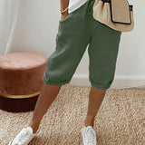 LYA | LIGHT COTTON-LINEN SHORTS