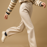 Colette Wool Herringbone Pants