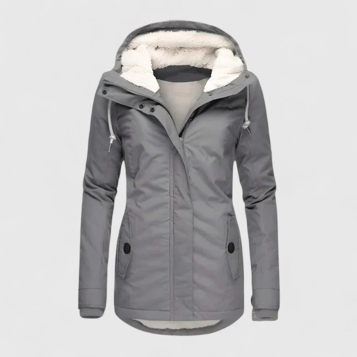 Seravia - Waterproof Winter Jacket with Hood