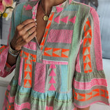 Juliane | Boho Tiered Swing Dress