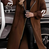 PEGGY - Women's Jacket with Knitted Sleeves and Hood
