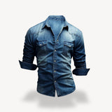 Trey | Denim Western Shirt