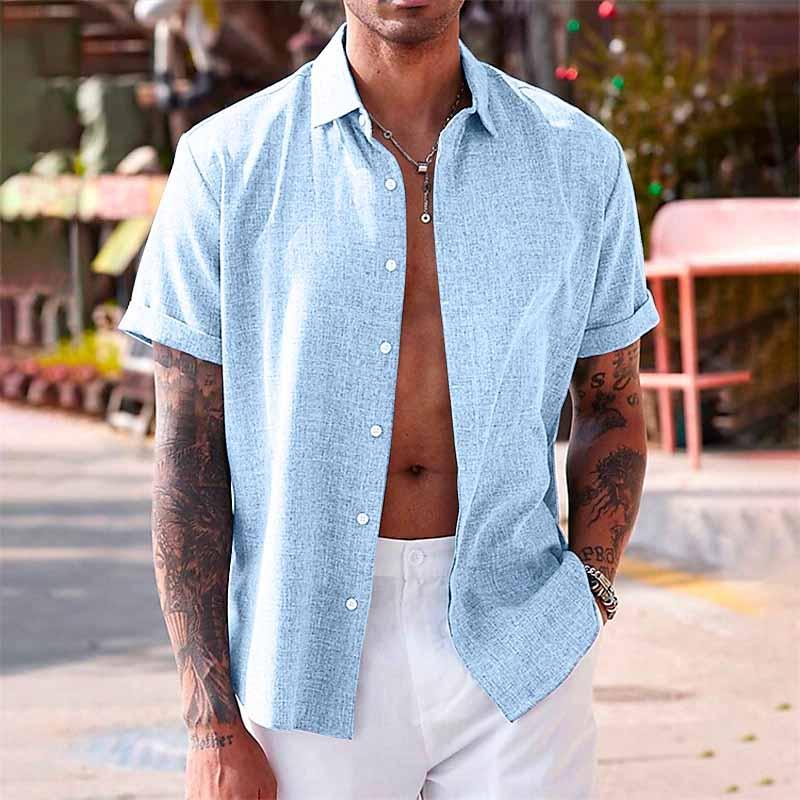 Mason | Linen Short Sleeve Shirt