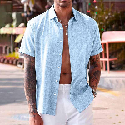 Mason | Linen Short Sleeve Shirt