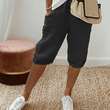 LYA | LIGHT COTTON-LINEN SHORTS