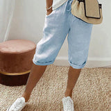 LYA | LIGHT COTTON-LINEN SHORTS