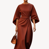 Macy | Women's Cotton Belted Midi Dress