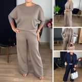 Elegant Long Cardigan & Top & Pants 3-Piece Set