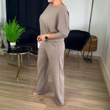 Elegant Long Cardigan & Top & Pants 3-Piece Set