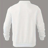 Oscar | Vintage Zip-Up Pullover with Geometric Design