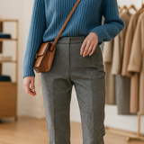 Colette Wool Herringbone Pants